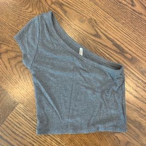 One Shoulder Crop Top - LF
